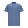 thumbnail image 4 of Sngxgn Men's Print Tee Tops Casual Round Neck Short Sleeve Summer T Shirts(Blue,M), 4 of 7