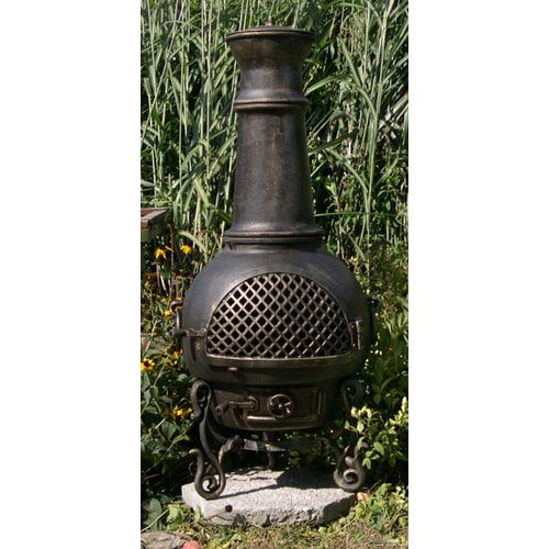 The Blue Rooster Aluminum Natural Gas Propane Chiminea by