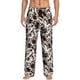 thumbnail image 1 of Fotbe Cow Skin Pantalones de Pijama para Hombre, Pantalones de Dormir, Pantalones de Casa con Cintura Ajustable y Bolsillos-3X-Large, 1 of 6