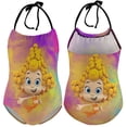 thumbnail image 6 of Bubble Guppies Deema Girl's Swimsuit One-piece Summer Hawaii Beach Kid's Swimwear Bathing Suits Halterneck Beachwear, 6 of 7