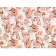 thumbnail image 2 of Zelouf Spun Polyester Spandex Print  , Sewing, DIY, Crafts Fabric by the Yard, 887 Peach/org, 3 Yard, 2 of 2