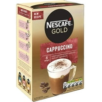 Nescafe Gold Cappuccino Instant Coffee 8 Sachets - 124g