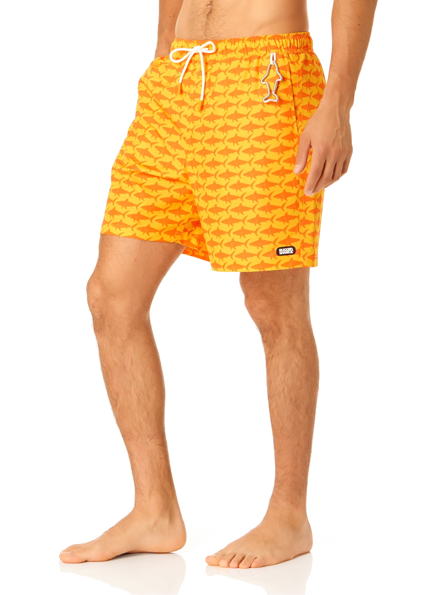 Rugged Shark Men's & Big Men's Swim Trunks, 7" Inseam, Sizes S-3XL