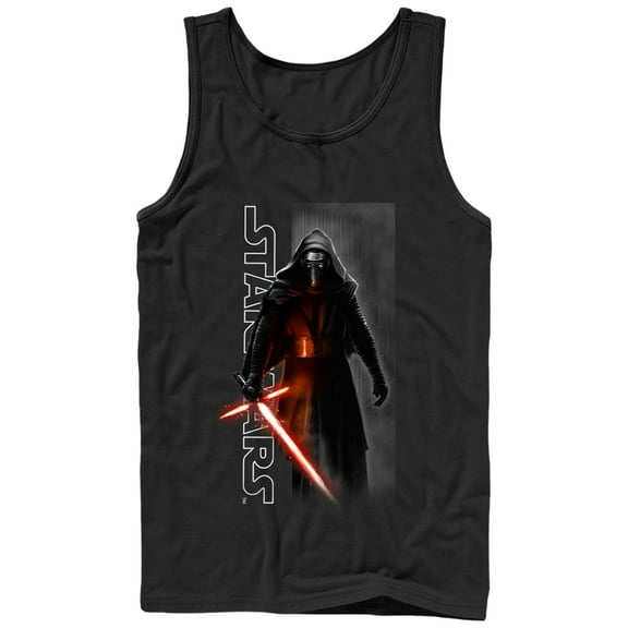 Men's Star Wars The Force Awakens Kylo Ren Awakened Tank Top Black Large