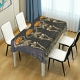 thumbnail image 4 of Yayeee Tablecloths 60" x 108" Rectangle Wrinkle Resistant Party Table Cover, Beige Halloween Skeleton, 4 of 8