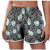 thumbnail image 1 of Femmes Pantalons Femmes Été Décontracté Imprimé Plage Shorts Gris M, 1 of 6