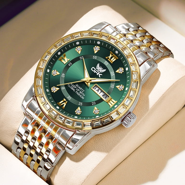 OPK Men's Diamond Luxury Dress Watch photo 2