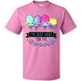 thumbnail image 3 of Inktastic I'm Just Here for the Sweets with Spun Sugar Candy T-Shirt, 3 of 5