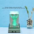 thumbnail image 3 of LED Lamp Base Display Stand Applicable to Crystal Art Glass Display Stand Inductive Touch Crystal Ball Lamp Base Silver,1 * base 1 * USB cable,Silver, 3 of 4
