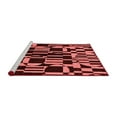 thumbnail image 2 of Ahgly Company Machine Washable Indoor Rectangle Abstract Red Modern Area Rugs, 3' x 5', 2 of 4
