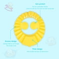 thumbnail image 3 of Baby Shower Hat, 3 pcs Adjustable Visor Bathing Caps For Kids Shampoo Eye and Face Protection, 3 of 5