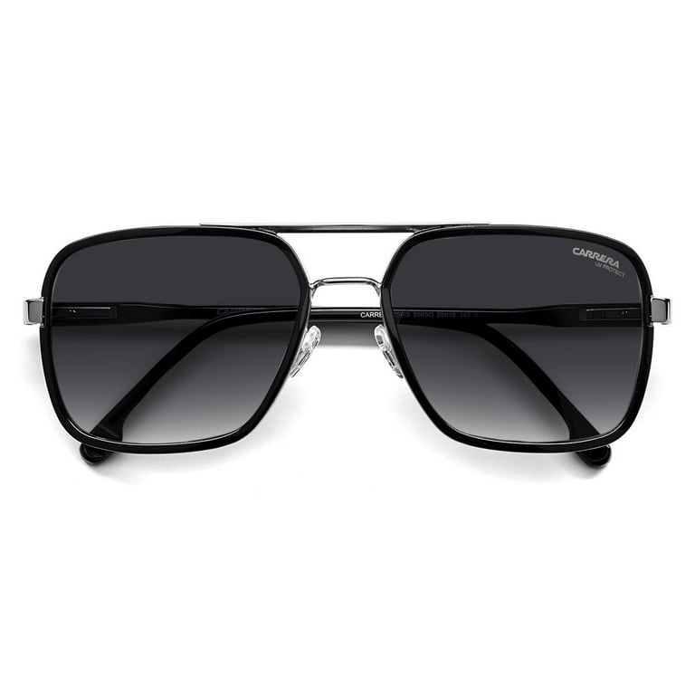 Carrera CA 256/S Metal Unisex Rectangle Sunglasses Ruthenium Black