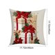 thumbnail image 3 of Herunwer Christmas Snowman Reindeer Gloves Eucalyptus Throw Pillow Covers, Winter Holiday Stripes Cushion Case Decoration for Sofa Couch, 3 of 6