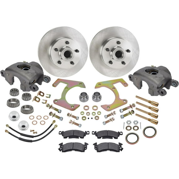 Deluxe Disc Brake Kit, Fits 1948-1956 Ford Half Ton, 5 x 4-1/2 Inch
