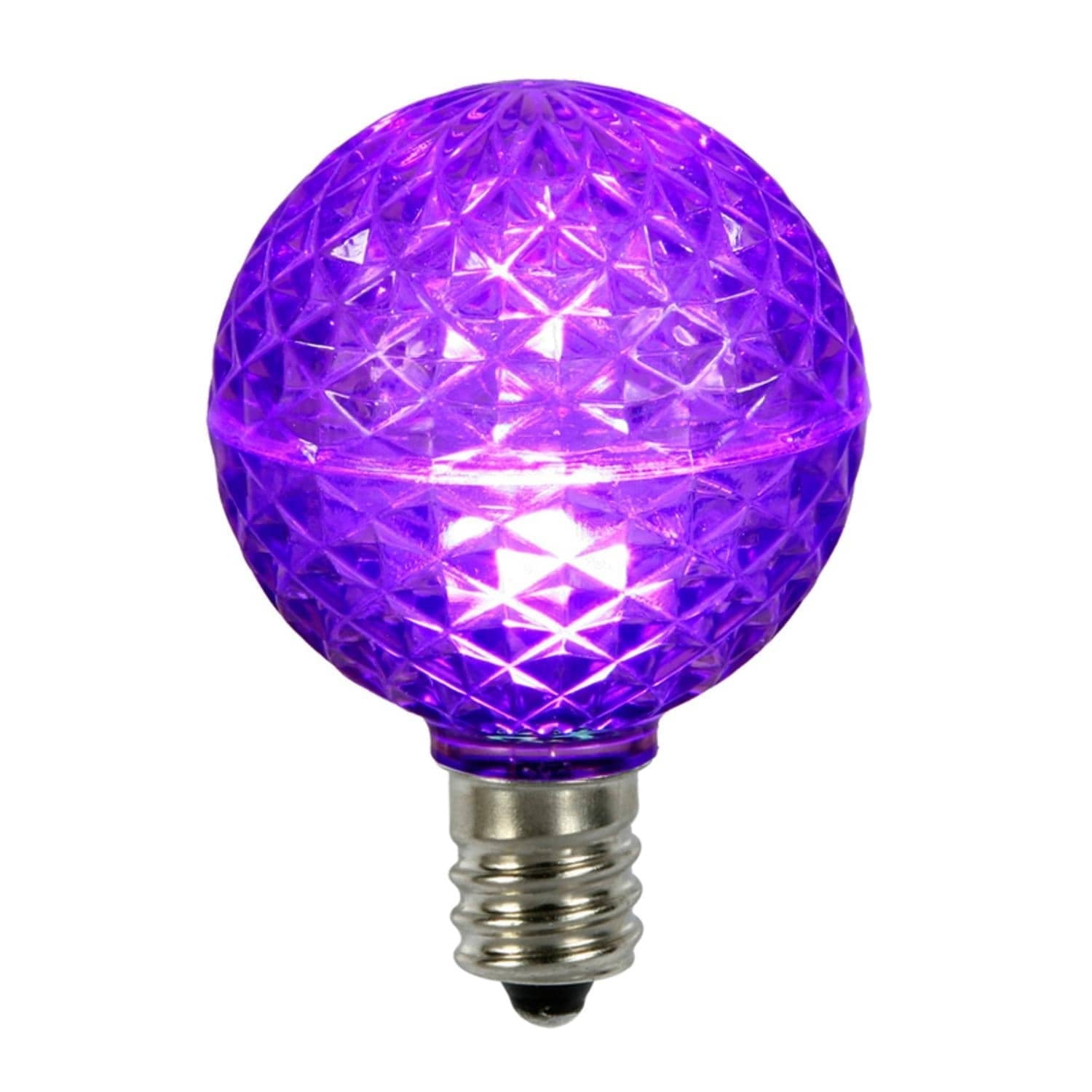 Vickerman Club Pack of 25 LED G50 Purple  Replacement 