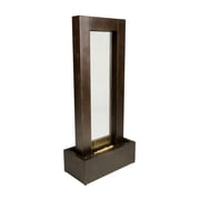 Hi-Line Gift 79541 LED Lights Metal Rainfall Fountain Indoor, Black