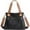 Black, variant on Canvas Handbag for Women Cloth Tote Shoulder Purses Hobo Casual Crossbody Bag Large Top Handle Shopper Bag