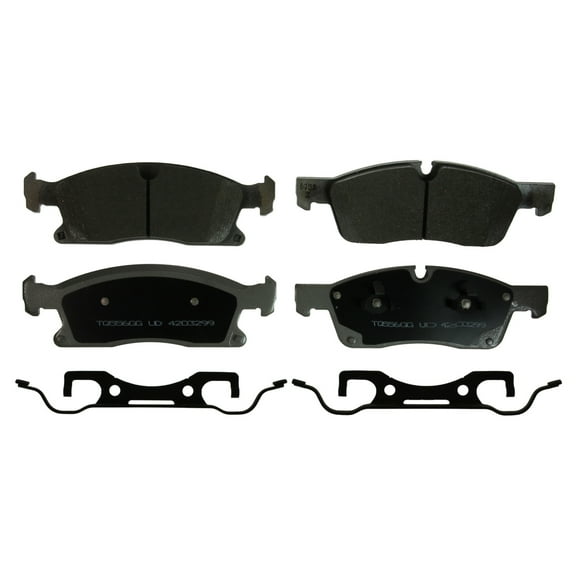 Wagner ThermoQuiet QC1629 Ceramic Disc Brake Pad Set Fits select: 2016-2018 MERCEDES-BENZ GLE, 2012-2015 MERCEDES-BENZ ML