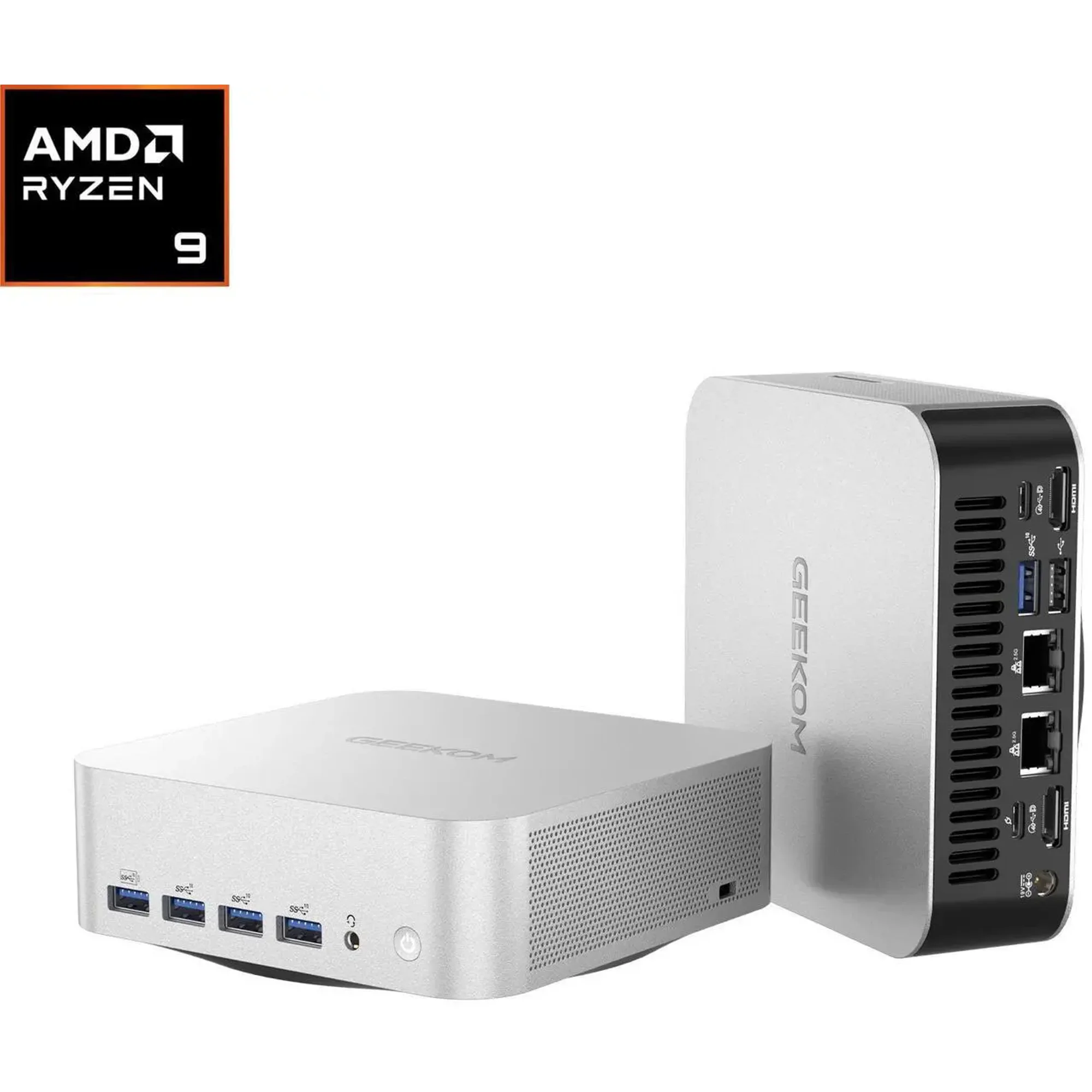 GEEKOM Mini PC A8 MAX AMD Ryzen 9 8945HS 32GB DDR5 1TB SSD AMD Radeon 780M Windows 11 Pro