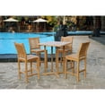 thumbnail image 1 of Tortuga Outdoor Teak 5 Piece Patio Bar Set, 1 of 4