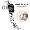 thumbnail image 3 of WFEAGL Silicone Sport Strap Apple Watch Bands with Case 38mm White Leopard Print, 3 of 8