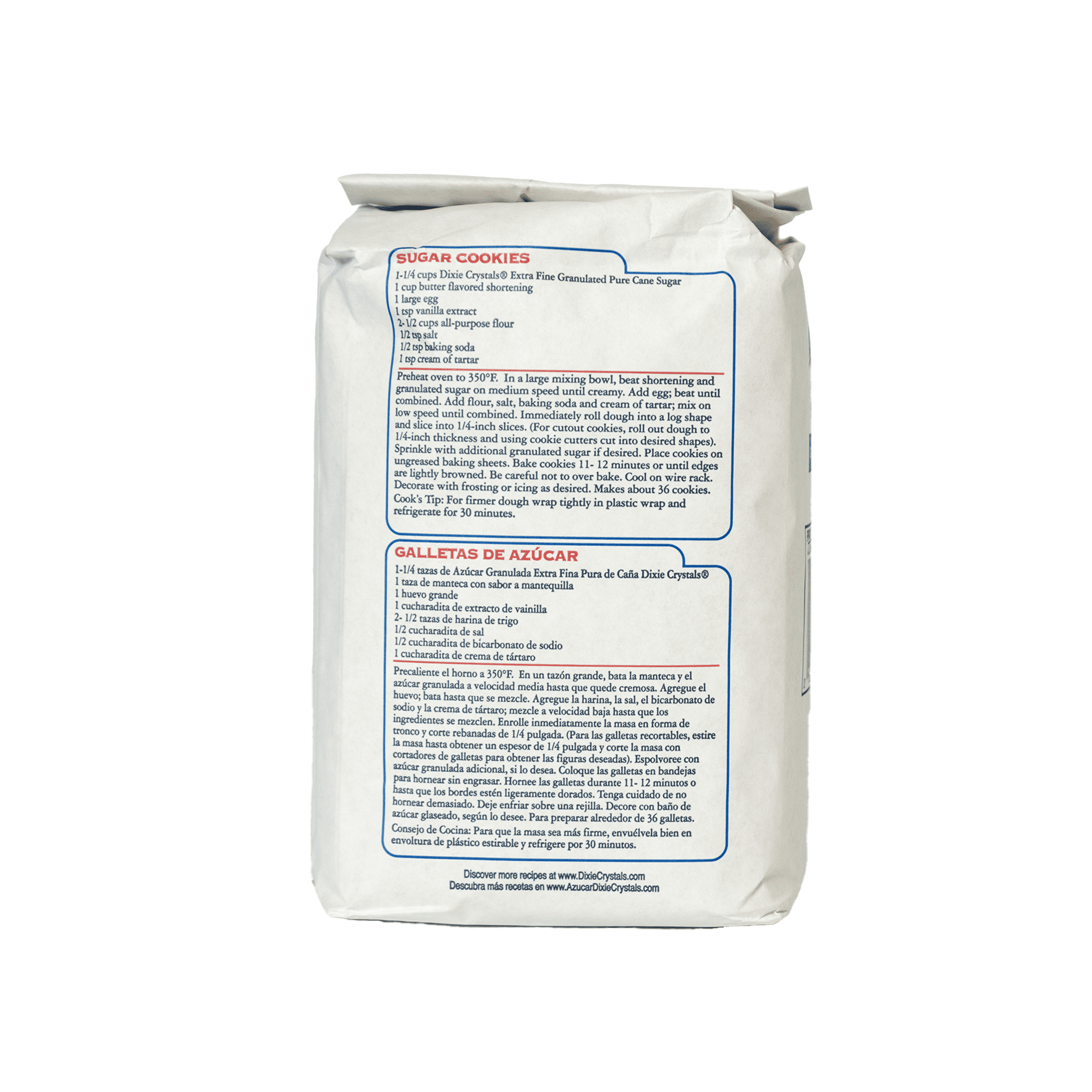 Dixie Crystals Pure Granulated Sugar, 4 lb, Gluten Free, Pure Cane, Paper Bag, New