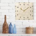 thumbnail image 6 of Cream Wall Clock Battery Operated Silent Non-Ticking Bedroom Office Kitchen Home School Decor 7.8"(Black), 6 of 10