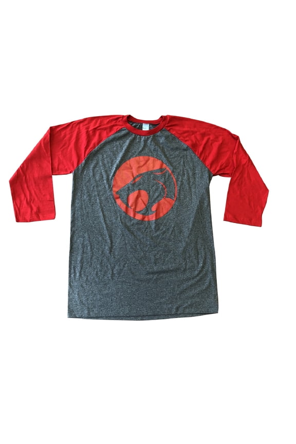 Symbol 80's Cartoon Adult Baseball Raglan Shirt 2XL