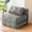 Gray, variant on MOOSENG Folding Sofa Bed, Convertible Sleeper Chair Bed with Headrest & Lumbar Pillow, Foldable Floor Mattress Sofa for Living Room, Bedroom, Guest Room, Small Space