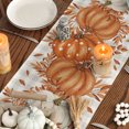 thumbnail image 5 of Sm:)e Polka Dot Orange Pumpkin Fall Table Runner 13x36 Inch,Thanksgiving Home Kitchen Dining Decorations, 5 of 7