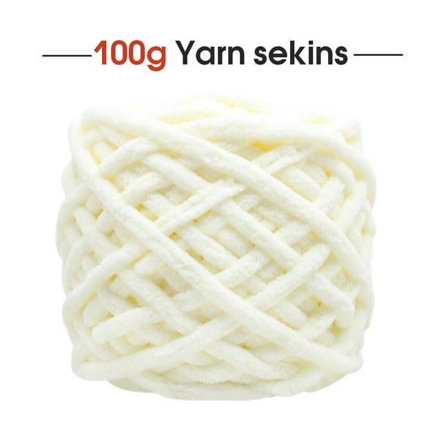 Knitting Yarn Women Cardigan DIY Crochet Yarn Crocheting Chinlon Soft Hand-knitting Single Strand Thread for Scarf, 01