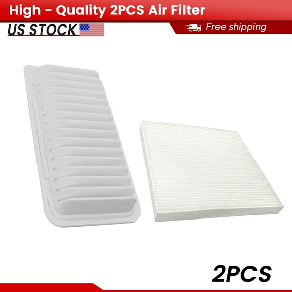 ACB ZONE Engine Air Filter and Cabin Air Filter Kit for Pontiac Vibe 2003-2008 L4 1.8L, OEM Air Filter Replacement (CA9482 CF10374)