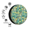 thumbnail image 4 of Kdxio Spare Tire Cover for RV Trailer, Waterproof Wheel Cover,Camper Spare Tire Cover Fit for Rv SUV Truck Travel Trailer 14 inch-Animals with Leaf, 4 of 8