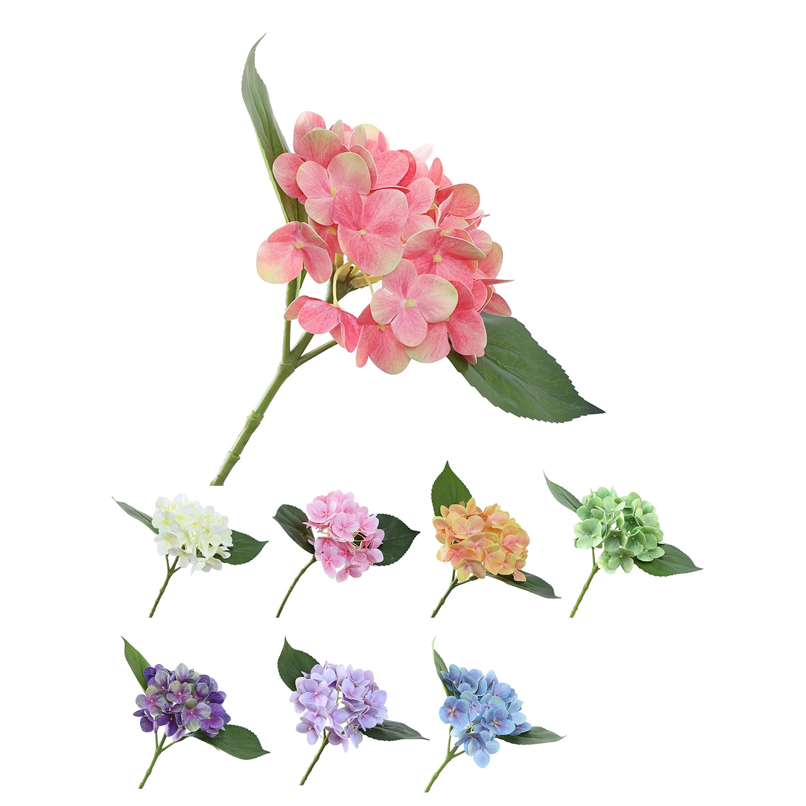 Travelwant 4Packs Artificial Flowers, Faux Flowers Fake Hydrangea