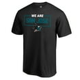 thumbnail image 2 of Men's Black San Jose Sharks Iconic Collection We Are T-Shirt, 2 of 3