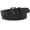 Black on Black, variant on Studded Punk Belt – Pyramid Stud Faux Leather Belt in Black or Silver for All Genders 43" SPB1 (Black on Black)