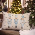thumbnail image 3 of Pink Nutcracker Christmas Pillow Covers 12x20 Modern Farmhouse Christmas Decorations Christmas Lumbar Pillows Decorative Throw Pillows Cases Winter Holiday Decor for Couch Living Room, 3 of 6