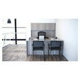 thumbnail image 3 of Lorell, Weathered Charcoal Laminate Desking Pedestal - 2-Drawer, 1 Each, 3 of 7