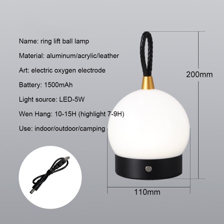 

Night light camping atmosphere light Convenient charging portable desk lamp Bedroom bedside lamp feeding lamp Night light