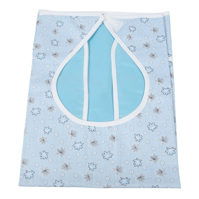 Adult Bib with Crumb Catcher, Eating Cloth Protector for Elderly Assistance, Dementia