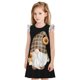 thumbnail image 1 of Fotbe Sunflower Gnomes 4 Vestido de Dormir para Niñas de 3 a 10 Años, Mangas Cortas, Estilo Princesa, Pijama Camisón con Mangas Voladas-Small, 1 of 6