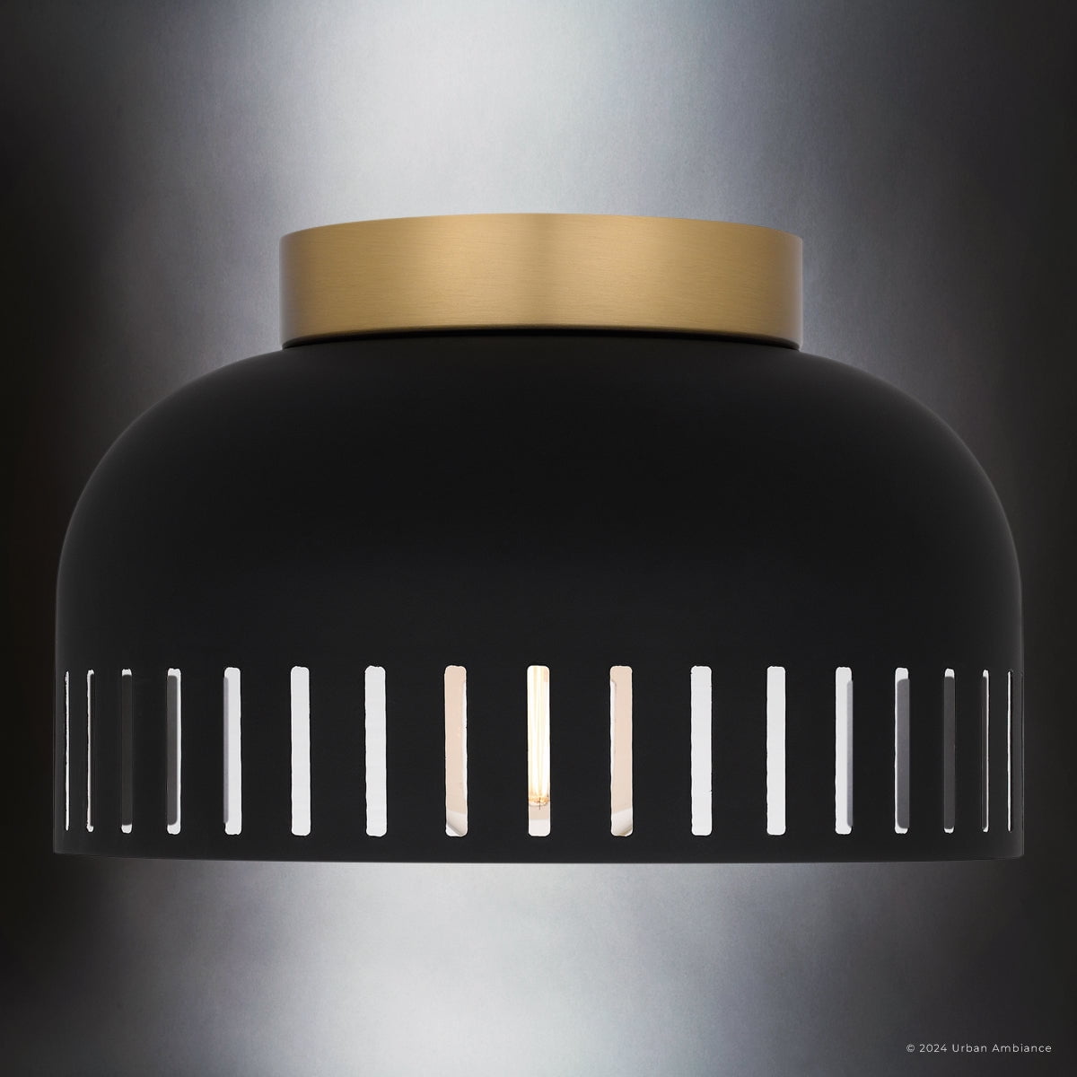 Luxury Bohemian Ceiling Light, Matte Black, UQL5611