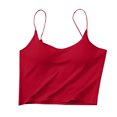 thumbnail image 5 of Dealovy Tank Top for Women Spaghetti Strap Camisole Top with Built in Bra Sleeveless Seamless Cropped Bralettes, 5 of 5