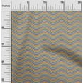 thumbnail image 1 of oneOone Tissu Popeline de Coton Serpentine Rayé Décor Tissu Imprimé BTY 42 Pouces de Large, 1 of 4