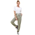 thumbnail image 2 of Women's High Waisted Sporty Gym Athletic Fit Jogger Sweatpants and Loose fit Lounge Trousers Made in USA…, 2 of 7