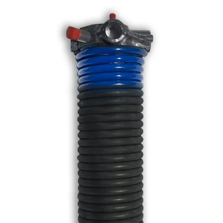 DURA-LIFT .262 x 2" x 40" Torsion Garage Door Spring (Blue, Left Wound)