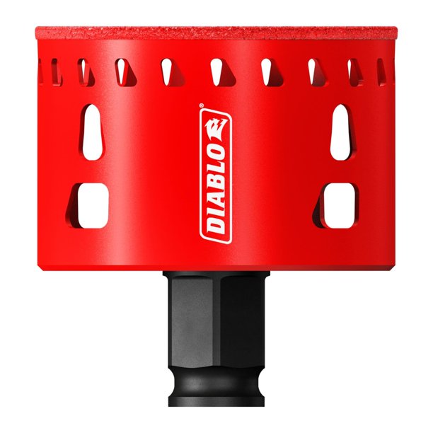 Mandril de grano diamantado de 6,4 cm para sierra perforadora Diablo DHS2500DG