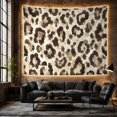 thumbnail image 6 of Large and Small Watercolor Leopard Spots on Cream Background, Calming Boho for Wildlife Lovers, Animal Decorative Wall Art, Housewarming Gift Tapestry Wall Hanging for Bedroom and Living Room, 6 of 7