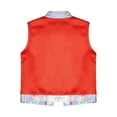 thumbnail image 4 of YIZYIF Kids Girls Shiny Sequins Bronzing Edge Costume Cardigan Sleeveless Latin Jazz Dance Vest Tops, 4 of 7