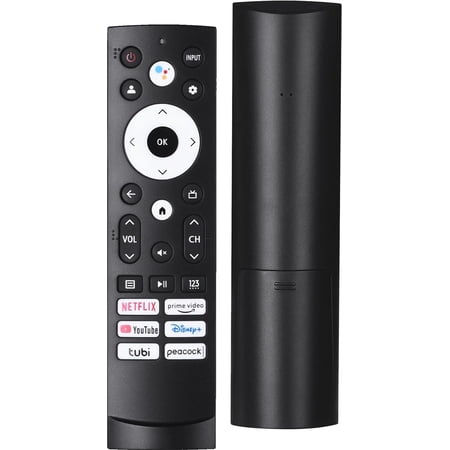 Replacement Remote Control Compatible with Hisense Google 4K UHD Series Smart TV 65U8H 75U8H 50U6H 55U6H 65U6H 75U6H 43A6H 50A6H 55A6H 55U6K 65U7K 55U8K